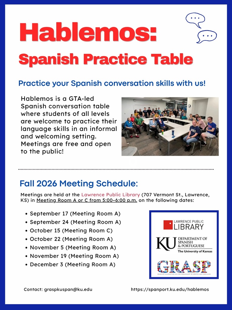 Hablemos Fall 2026 Flyer
