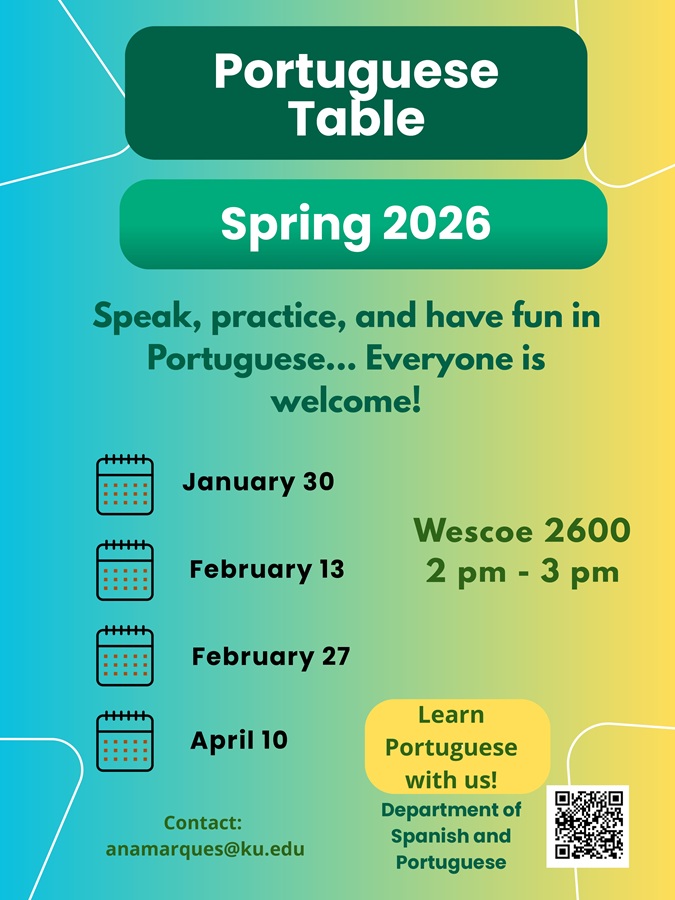 Portuguese Table Spring 2026 Flyer