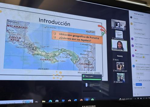 Zoom presentation during GRASP 2024 conference